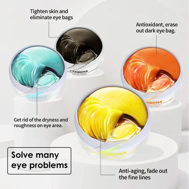 LANBENA™ Patchs au Collagène naturel anti-cernes et anti-fatigue oculaire