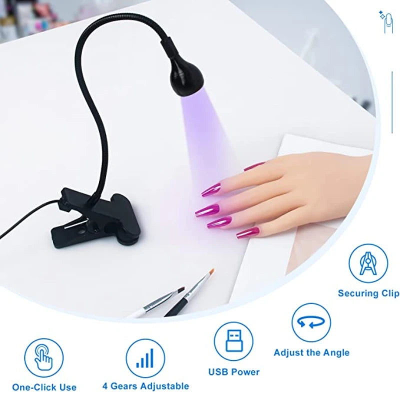 GOOSENECK - Lampe UV sèche ongles en gel séchage rapide